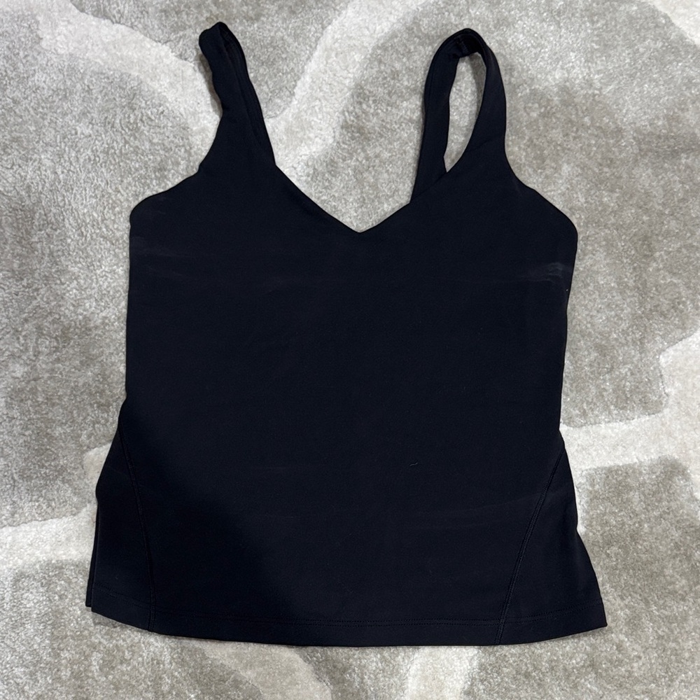Lululemon Athletica Black Align Waist Length Tank Top